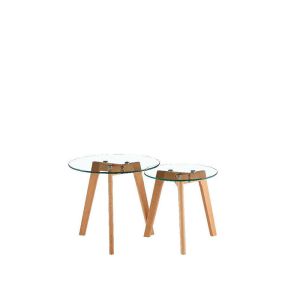 Buy cheap Customizable Modern Glass Coffee Table Exquisite Matching Glass Round Table from wholesalers