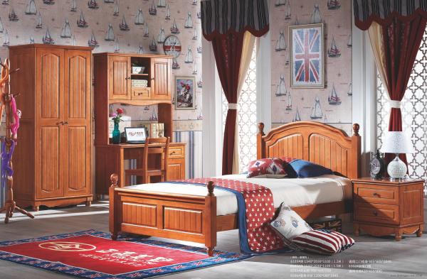 Buy cheap youth wooden bed room set furniture from wholesalers