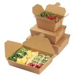 180-600GMS Kraft Burger Paper Lunch Box Machine For Food Packaging
