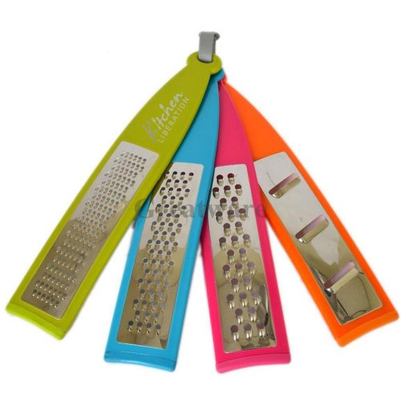 Buy cheap Set of 4 Multifunction Colorful Stainless Steel Graters, Zester and Slicer from wholesalers
