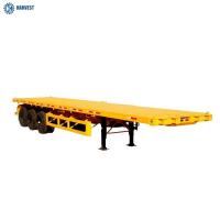 Buy cheap Max Payload 45Ton 4 Axle 40ft Transport Flat Bed Heavy Duty Semi Trailer product