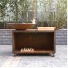 Buy cheap 2-3 People 133cm Steel BBQ Grill CE Corten Charcoal Burning Bbq from wholesalers