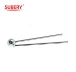 Swivel Towel Holder Bathroom Double Towel Bar Chrome Parts