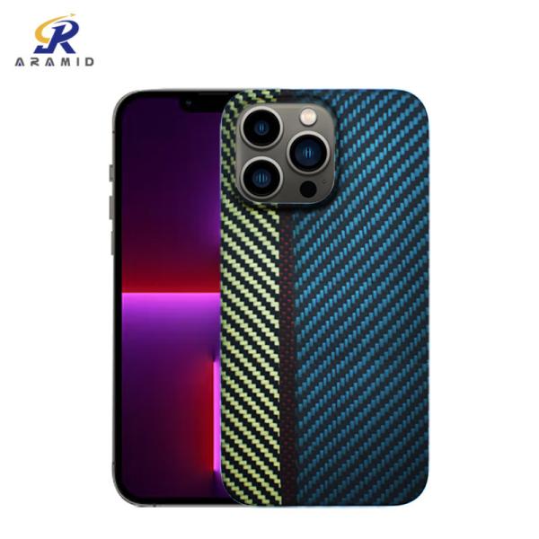 Buy cheap Full Camera Protection Aramid Carbon Fiber Cell Phone Case For IPhone 14 from wholesalers