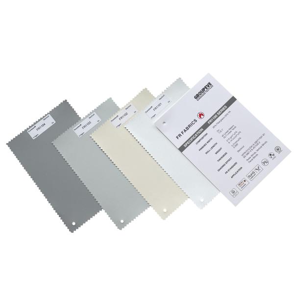 Fire Resistant Polyester Blackout Roller Blinds Fabric For Commercial Safety