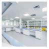 Buy cheap Anti Corrosion Metal Lab Furniture , 4 Handles Island Biology Lab Table from wholesalers