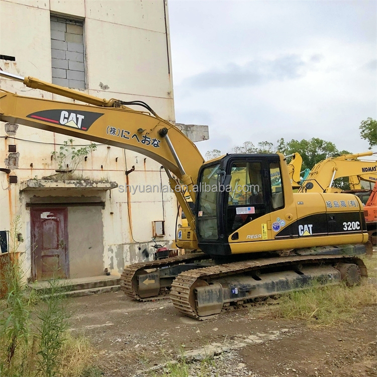 20T CAT 320C Excavator with Original Hydraulic Pump Strong Power High Work Efficiency