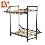 Heavy Duty FIFO Storage Racks , Mobile Coated Pipe Storage Rack