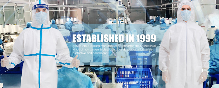 latex free PPE Disposable Isolation Gown For Safety Protection