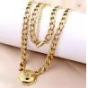 Buy cheap 3 Piece Stainless Steel Jewelry Set Hexagon Cornucopia Gold Plated Bracelets from wholesalers