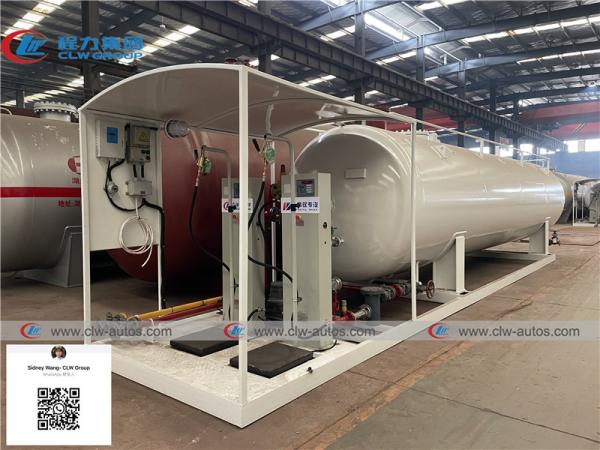 Buy cheap 25cbm Q345R SA516 tank LPG Cylinder Filling Station from wholesalers