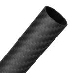 8x6x1000mm 3K Carbon Fiber Tube Roll Wrapped Pultrusion High Strength