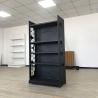 Buy cheap Factory customized color size metal heavy duty minimarket shelves wall shelves for cosmetics display gondola from wholesalers