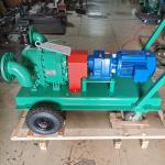 FDA Hand Cart Mobile Diesel Pump NBR Rubber Pressure Resistant