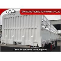 Buy cheap Semi Mechanical Suspension Steel 3 Axles Fence Cargo Trailer product