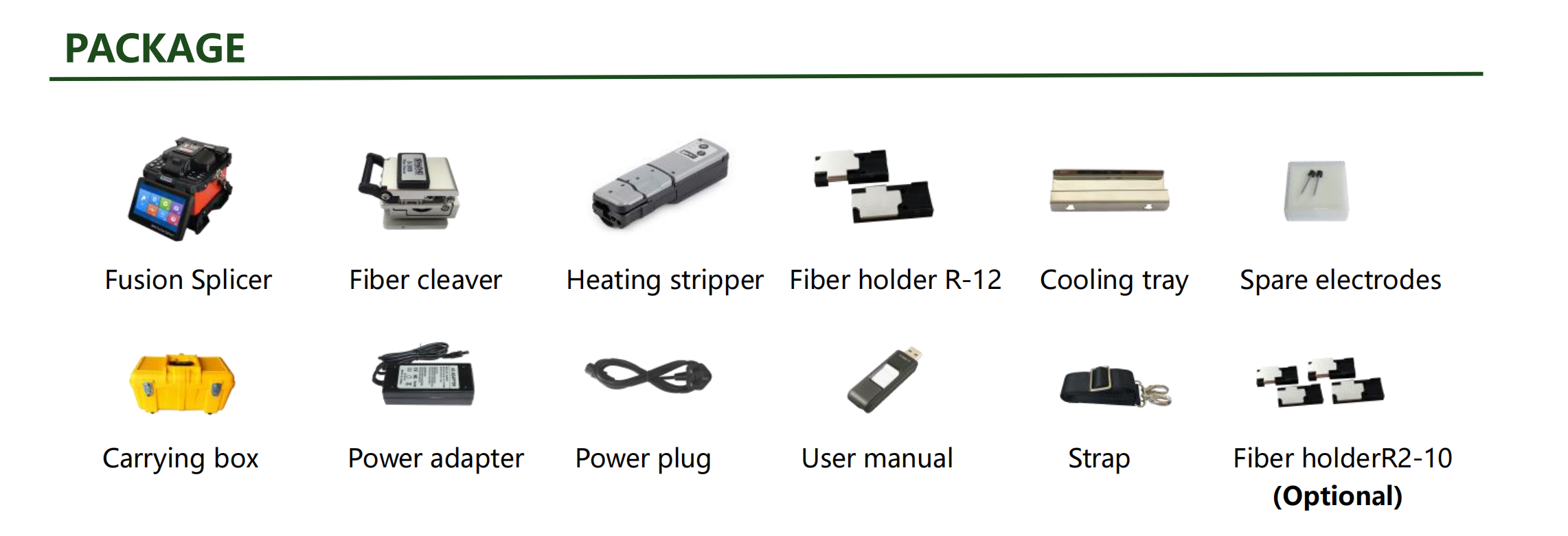 Single Core MM G.651 Optical Fiber Fusion Splicing Machine for FTTH Ribbon Fiber in Home