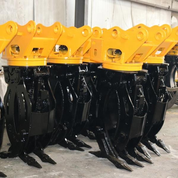 Buy cheap Q235B Excavator Grapples Korea Motor Rotating Rock Grapple from wholesalers