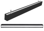 White Black Aluminium Profile Strip Light SMD3030 2835 75 Watt IP20