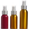 Buy cheap Essential Oil / Lotion Cosmetic Aluminum Bottles , Reusable Cosmetic Pump Bottles from wholesalers