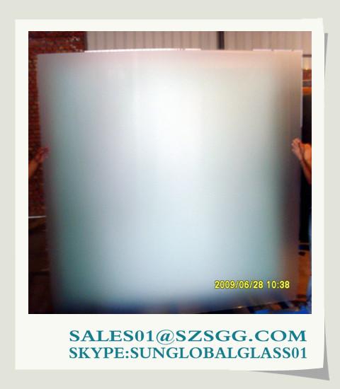 Buy cheap 3mm to 19mm Acid Etched Clear Glass from wholesalers