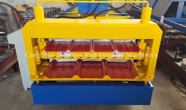 Quality 18 Forming Stations Double Layer Roll Forming Machine For Metal Roof Wall Panels for sale