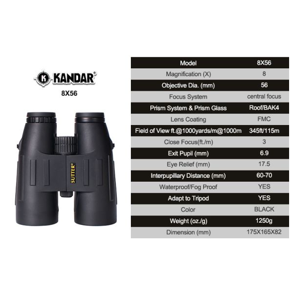 Scope Mounts Accessories SUTTER 8X56 Battlefield Best Binoculars 2017 Top Choice