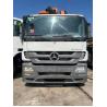 Buy cheap Benz Zoomlion Used Concrete Pump Truck Lorry 49m 6arms 2014 White Orange from wholesalers