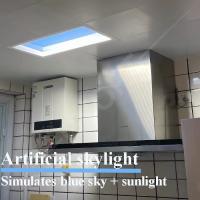 Buy cheap 600×600 Bedroom Fake Skylight LED , Tuya 6500K Lights Simulate Sunlight product