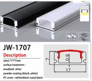 China Anodized 6063-T5 Aluminium LED Channel With Diffuser Cover on sale