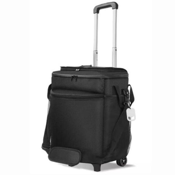 Buy cheap Black BBQ Camping Picnic Insulated Trolley Cooler Bag Nylon Waterproof from wholesalers