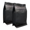 Buy cheap Wholesale 250g 500g flat bottom coffee bags with valve/Biodegradable zipper coffee packaging bags/Matte Black coffee bag from wholesalers