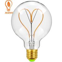 Buy cheap G95 Globe LED Filament Bulb Edison Amber Light Bulbs 230V product