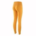 ZHIHUI Squat Proof OEM Warm High Waisted Leggings Orange Tights Womens Mustard