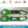 Buy cheap Outdoor travel camping aluminum carabiner water bottle rubber holder buckle purple color from wholesalers