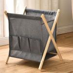 Buy cheap 34x24x45cm Newspaper Rack Storage Bookshelf Rack With Cloth Bags from wholesalers