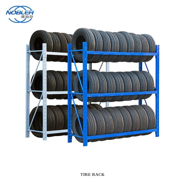 Buy cheap Customized Powder Coating Steel Pallet Tyre Rack Storage Stacking Truck Tire Rack from wholesalers