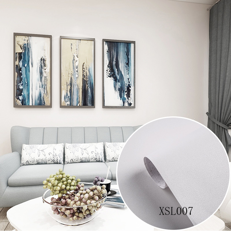 Indoor Decoration Black PVC Wallpaper with Waterproof Self Adhesive Roll Size 0.60m * 10m