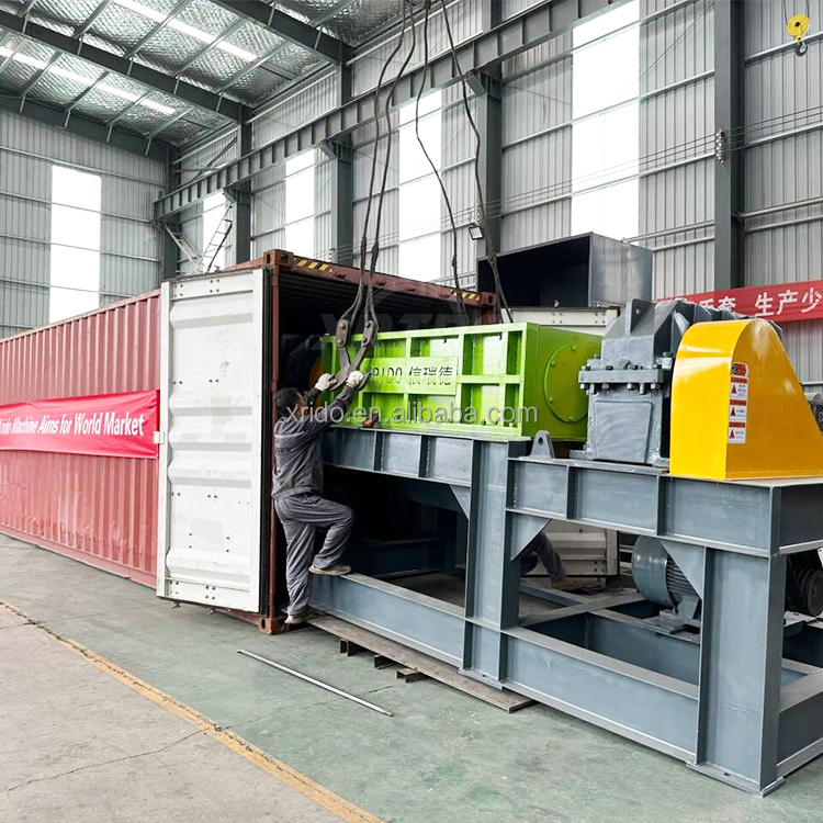 Industrial Heavy Duty Shredder for Metal Scrap Fabric Plastic Crusher Machine for Sale