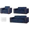 Buy cheap Industrial Style Retro Rattan Vintage Solid Wood Jean Fabric Sofa Set from wholesalers