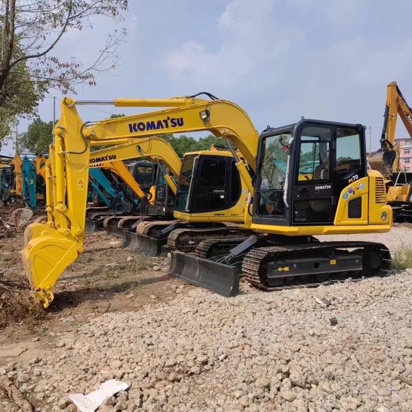 Buy cheap 95% Komatsu PC70 8 Used Excavator PC 0.3m3 Bucket Capacity 0-2000 Working Hours from wholesalers