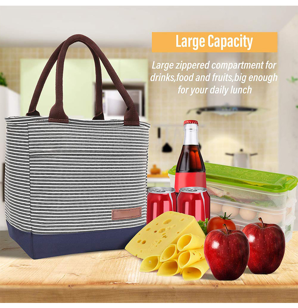 Waterproof Lightweight Large Insulated Lunch Tote