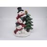 Buy cheap Logo Customized Polyresin Crafts Snowman Christmas Tree Decorations Figurines Gifts from wholesalers