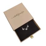 Coated Paper Luxury Slide Drawer Box Jewelry Packing Box with Customer Logo FSC