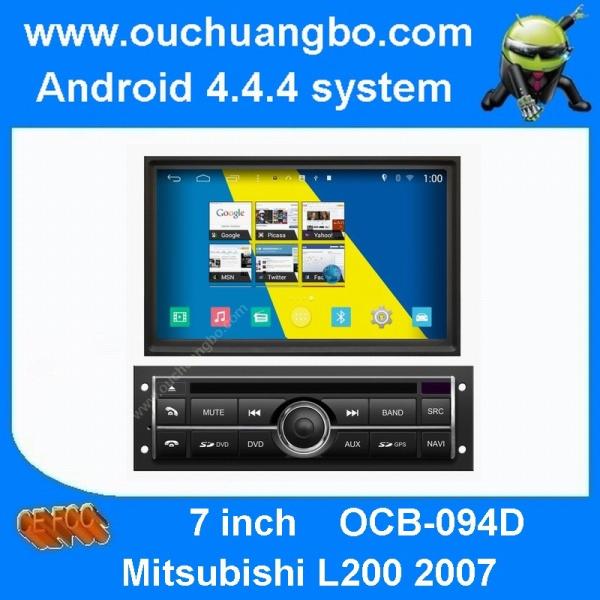 Buy cheap Ouchuangbo audio dvd navi Mitsubishi L200 2007 android 4.4 OS 3G wifi 1080P 4 core canbus from wholesalers