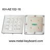 Buy cheap Weatherproof Industrial Metal Keypad in 4 X 4 Matrix 16 Keys with Stainless Steel Material from wholesalers