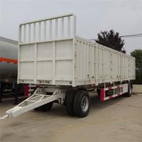 Buy cheap Logistics 30 Ton Sideboard 2 Axle Truck Drawbar Trailers product