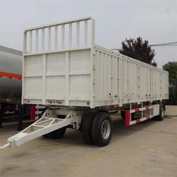 Buy cheap Logistics 30 Ton Sideboard 2 Axle Truck Drawbar Trailers from wholesalers