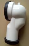 PP Toilet Bowl Connector Shift Tube High Corrosion Resistance Customized Size