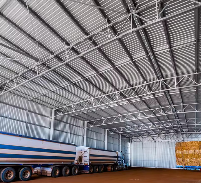Large Load Steel Building Structure Customed Steel Prefabricated Buildings