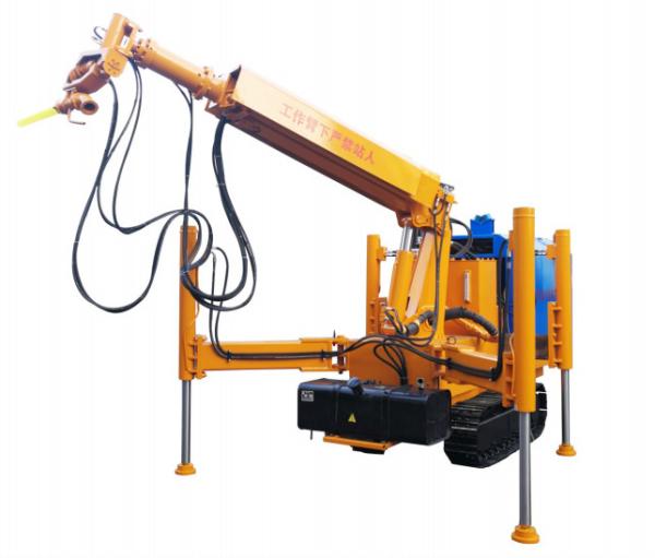 Buy cheap Electric Robotic Mining Equipment / Concrete Spraying Machine With Shotcrete Arm from wholesalers